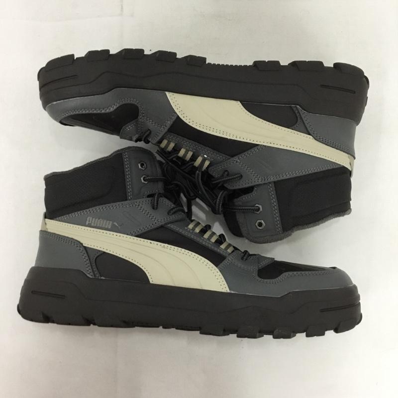 プーマ PUMA スニーカー スニーカー 398697-01 Rebound Abrupt 27cm 27.0cm ロゴ、文字 黒 / ブラック / X 灰 / グレー /  メンズ USED 古着 中古 10149862