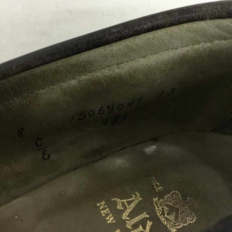 オールデン ALDEN ローファー ローファー 981 ペニーローファー コインローファー USA製 無地 黒 / ブラック /  メンズ USED 古着 中古 10149863