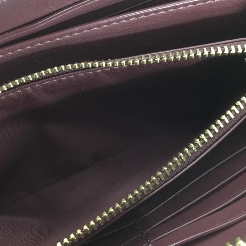 コーチ COACH 財布 長財布 ラウンドファスナー ロゴ、文字 ベージュ / ベージュ /  レディース USED 古着 中古 10149867