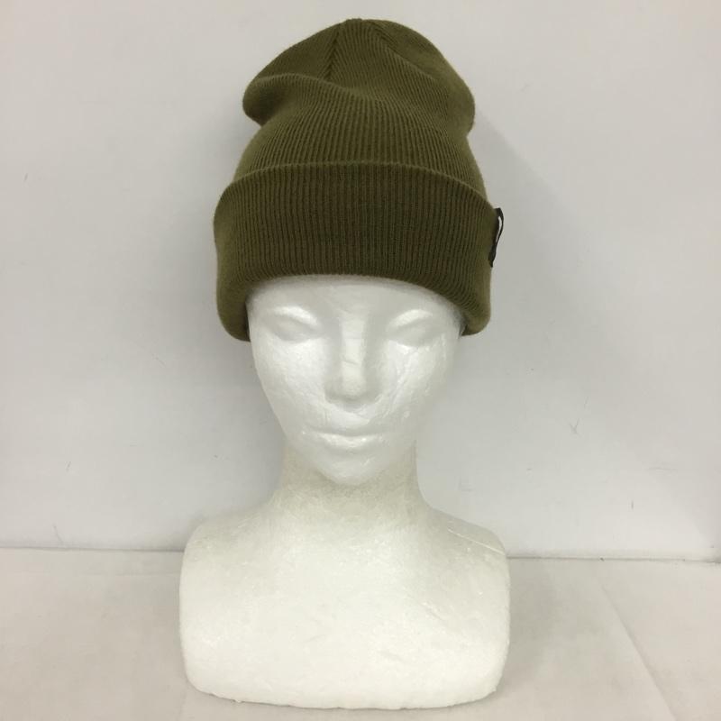 ザノースフェイス THE NORTH FACE 帽子 ニット帽 NN42038 バレットビーニー FREE ロゴ、文字 カーキ / カーキ /  メンズ USED 古着 中古 10149874