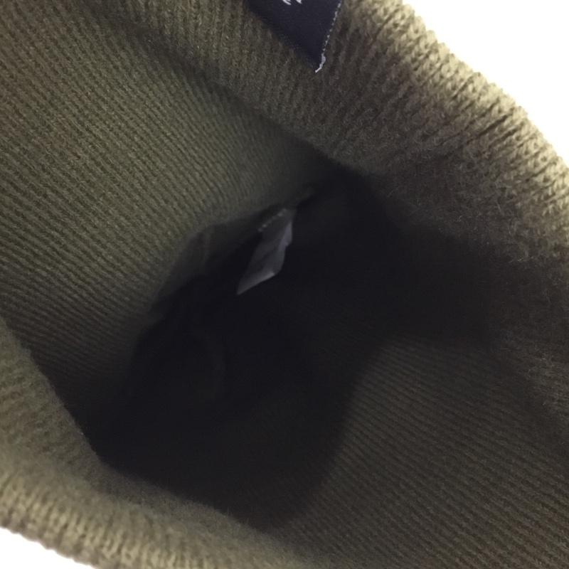 ザノースフェイス THE NORTH FACE 帽子 ニット帽 NN42038 バレットビーニー FREE ロゴ、文字 カーキ / カーキ /  メンズ USED 古着 中古 10149874