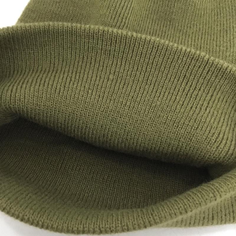 ザノースフェイス THE NORTH FACE 帽子 ニット帽 NN42038 バレットビーニー FREE ロゴ、文字 カーキ / カーキ /  メンズ USED 古着 中古 10149874