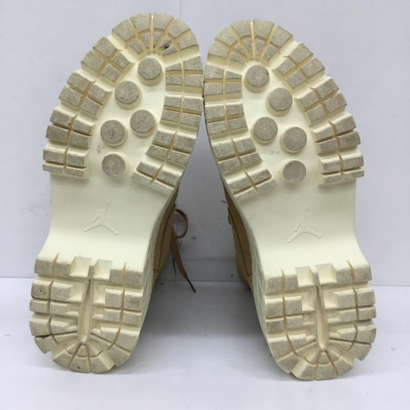 ナイキ NIKE ブーツ ショートブーツ FJ5737-700 JORDAN BRAND WMNS AIR JORDAN 1 BROOKLYN WHEAT 28.0cm ロゴ、文字 茶 / ブラウン /  メンズ USED 古着 中古 10149877