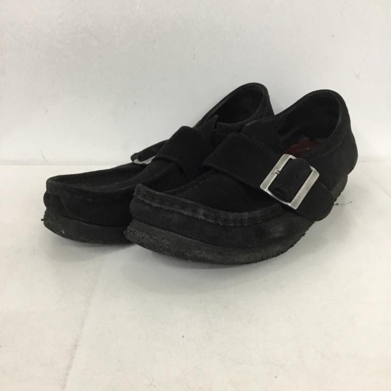 クラークス Clarks カジュアルシューズ カジュアルシューズ Wallabee Monk UK9.5 US：10.5 無地 黒 / ブラック /  メンズ USED 古着 中古 10149889