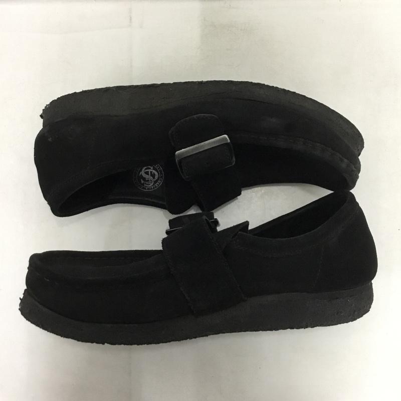 クラークス Clarks カジュアルシューズ カジュアルシューズ Wallabee Monk UK9.5 US：10.5 無地 黒 / ブラック /  メンズ USED 古着 中古 10149889