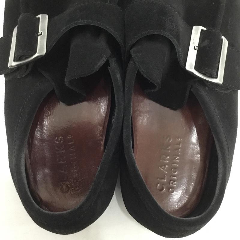 クラークス Clarks カジュアルシューズ カジュアルシューズ Wallabee Monk UK9.5 US：10.5 無地 黒 / ブラック /  メンズ USED 古着 中古 10149889