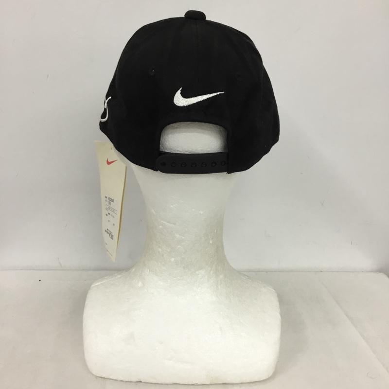 ナイキ NIKE 帽子 キャップ 90s 90年代 タイガーウッズ ロゴ、文字 黒 / ブラック /  メンズ USED 古着 中古 10149893
