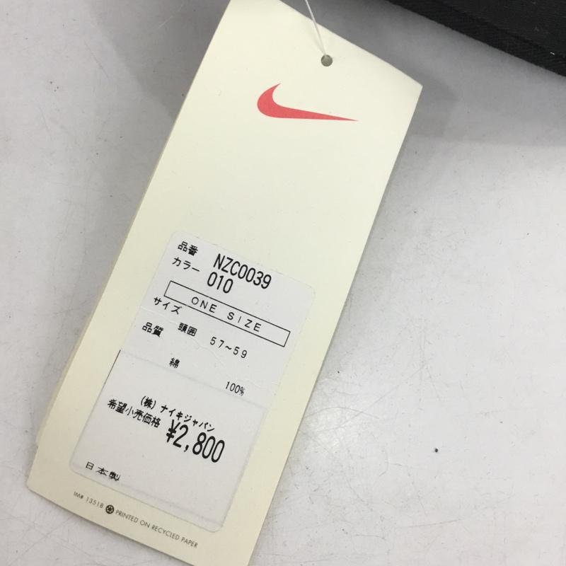 ナイキ NIKE 帽子 キャップ 90s 90年代 タイガーウッズ ロゴ、文字 黒 / ブラック /  メンズ USED 古着 中古 10149893