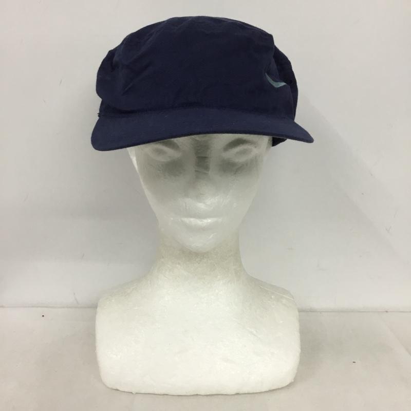 ナイキ NIKE 帽子 キャップ H5-12-01-WDI コットン 90s 90年代 ワンポイント 紺 / ネイビー /  メンズ USED 古着 中古 10149894