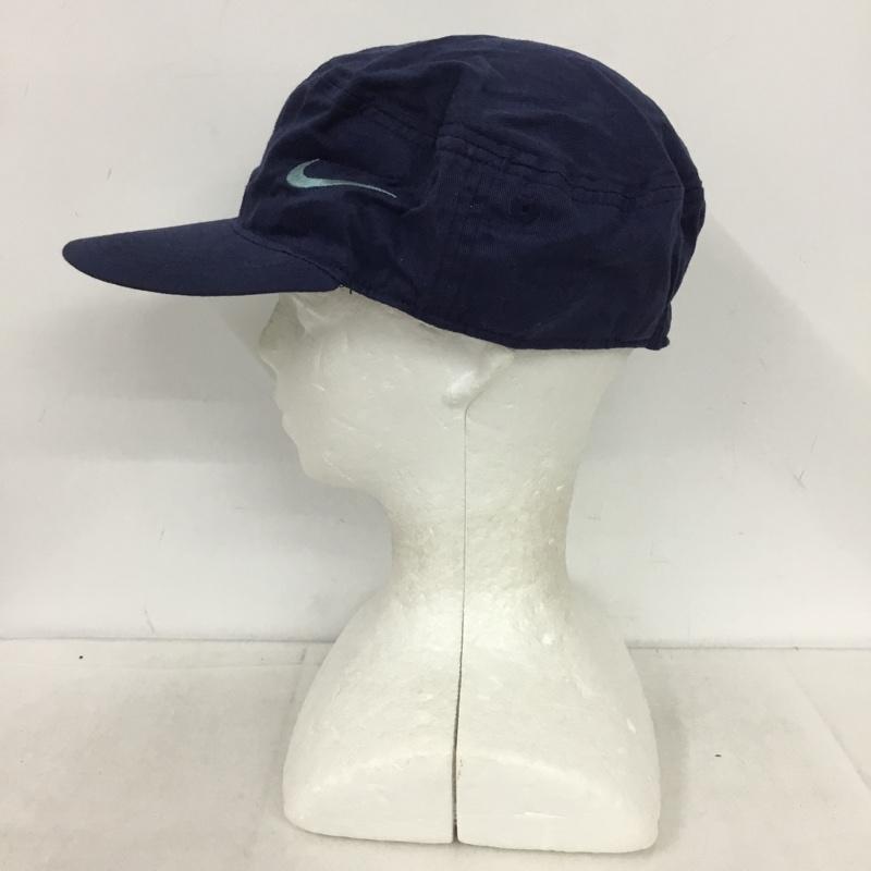 ナイキ NIKE 帽子 キャップ H5-12-01-WDI コットン 90s 90年代 ワンポイント 紺 / ネイビー /  メンズ USED 古着 中古 10149894