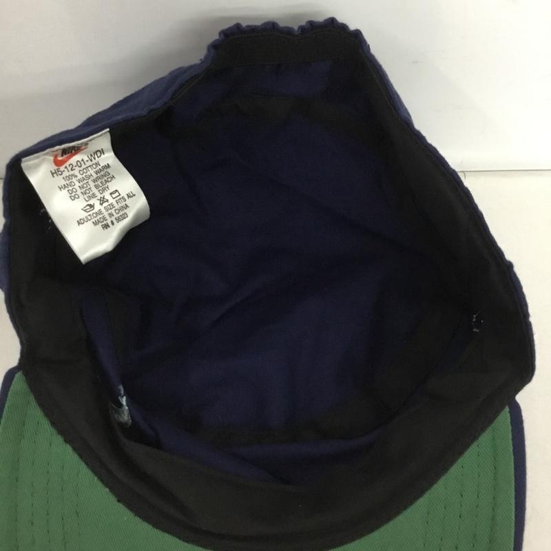ナイキ NIKE 帽子 キャップ H5-12-01-WDI コットン 90s 90年代 ワンポイント 紺 / ネイビー /  メンズ USED 古着 中古 10149894