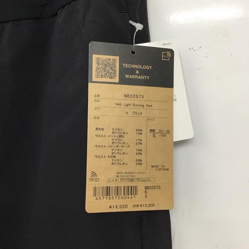 ザノースフェイス THE NORTH FACE パンツ ワークパンツ、ペインターパンツ nb32573 バーブライトランニングパンツ スポーツウェア S ロゴ、文字 黒 / ブラック /  メンズ USED 古着 中古 10149923