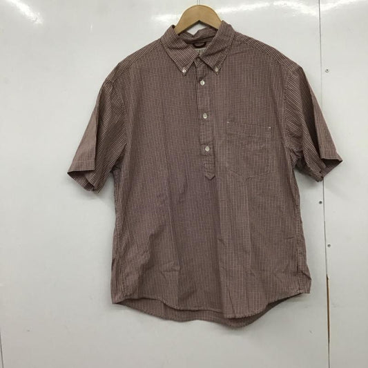 ジェイクルー J.CREW シャツ、ブラウス 半袖 半袖シャツ チェックシャツ ボタンダウンシャツ L チェック マルチカラー / マルチカラー /  メンズ USED 古着 中古 10149925