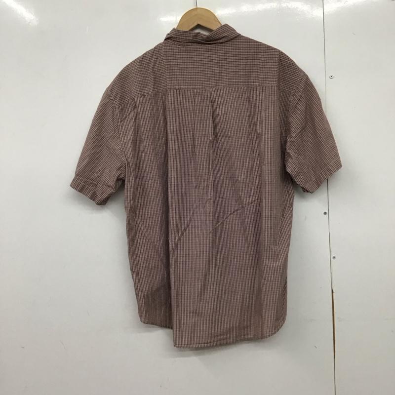 ジェイクルー J.CREW シャツ、ブラウス 半袖 半袖シャツ チェックシャツ ボタンダウンシャツ L チェック マルチカラー / マルチカラー /  メンズ USED 古着 中古 10149925