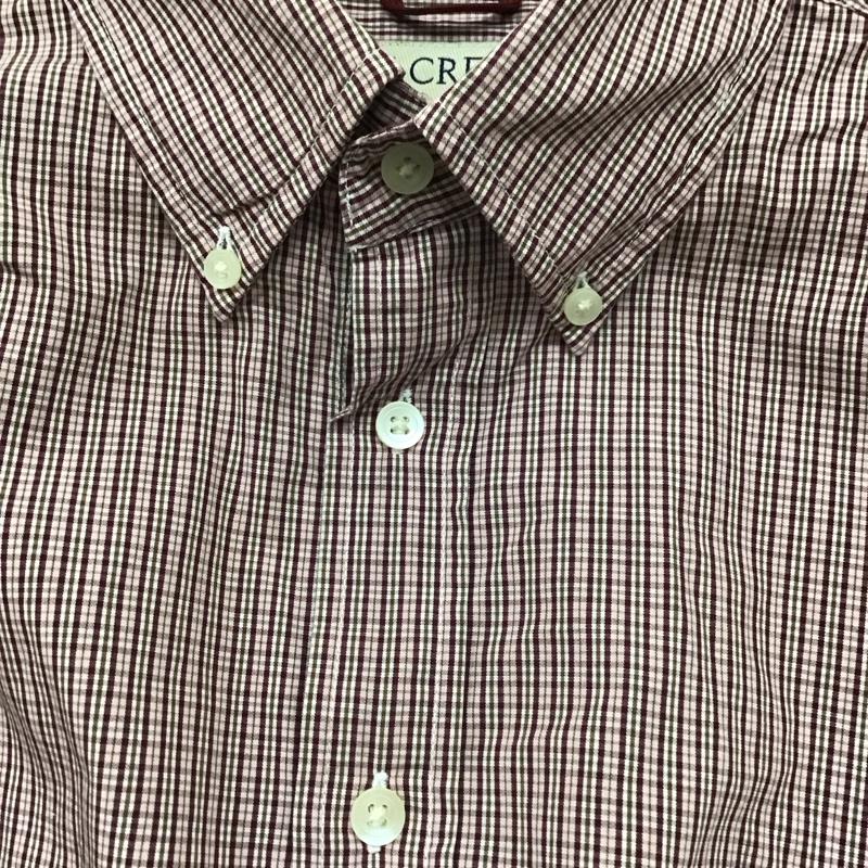 ジェイクルー J.CREW シャツ、ブラウス 半袖 半袖シャツ チェックシャツ ボタンダウンシャツ L チェック マルチカラー / マルチカラー /  メンズ USED 古着 中古 10149925