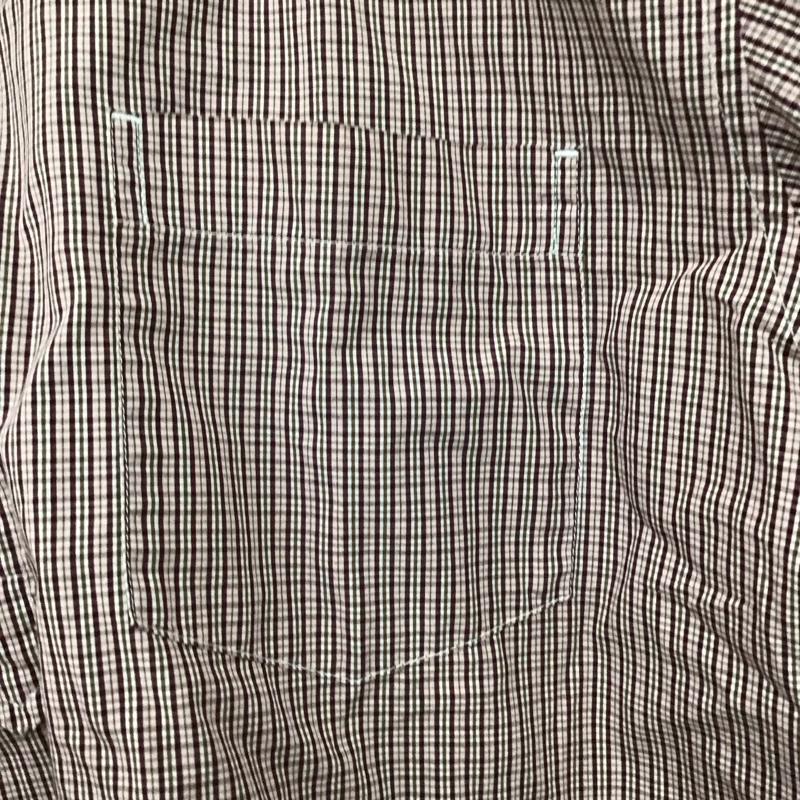 ジェイクルー J.CREW シャツ、ブラウス 半袖 半袖シャツ チェックシャツ ボタンダウンシャツ L チェック マルチカラー / マルチカラー /  メンズ USED 古着 中古 10149925