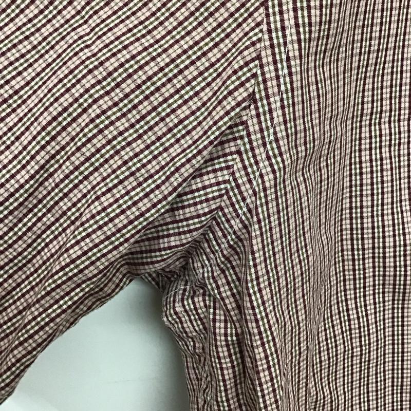 ジェイクルー J.CREW シャツ、ブラウス 半袖 半袖シャツ チェックシャツ ボタンダウンシャツ L チェック マルチカラー / マルチカラー /  メンズ USED 古着 中古 10149925