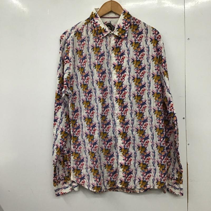 ガネーシュ GANESH シャツ、ブラウス 長袖 長袖シャツ プリントシャツ XL プリント マルチカラー / マルチカラー /  メンズ USED 古着 中古 10149926
