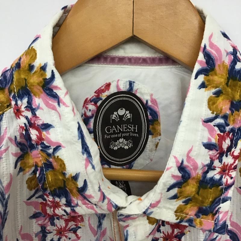 ガネーシュ GANESH シャツ、ブラウス 長袖 長袖シャツ プリントシャツ XL プリント マルチカラー / マルチカラー /  メンズ USED 古着 中古 10149926
