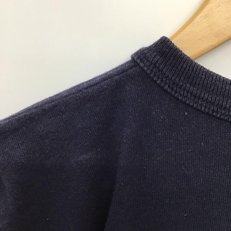 チャンピオン Champion Tシャツ 半袖 半袖カットソー プリントTシャツ クルーネックカットソー M ロゴ、文字 紺 / ネイビー /  メンズ USED 古着 中古 10149939