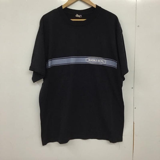 古着 USED Tシャツ 半袖 半袖カットソー プリントTシャツ クルーネックカットソー bugleboy L ロゴ、文字 黒 / ブラック /  メンズ USED 古着 中古 10149940