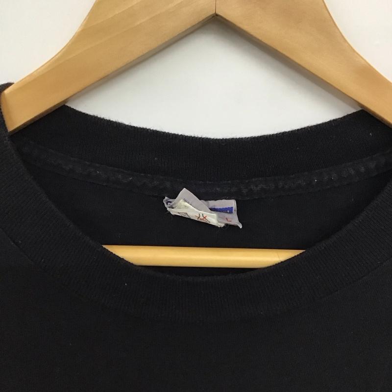 古着 USED Tシャツ 半袖 半袖カットソー プリントTシャツ クルーネックカットソー bugleboy L ロゴ、文字 黒 / ブラック /  メンズ USED 古着 中古 10149940