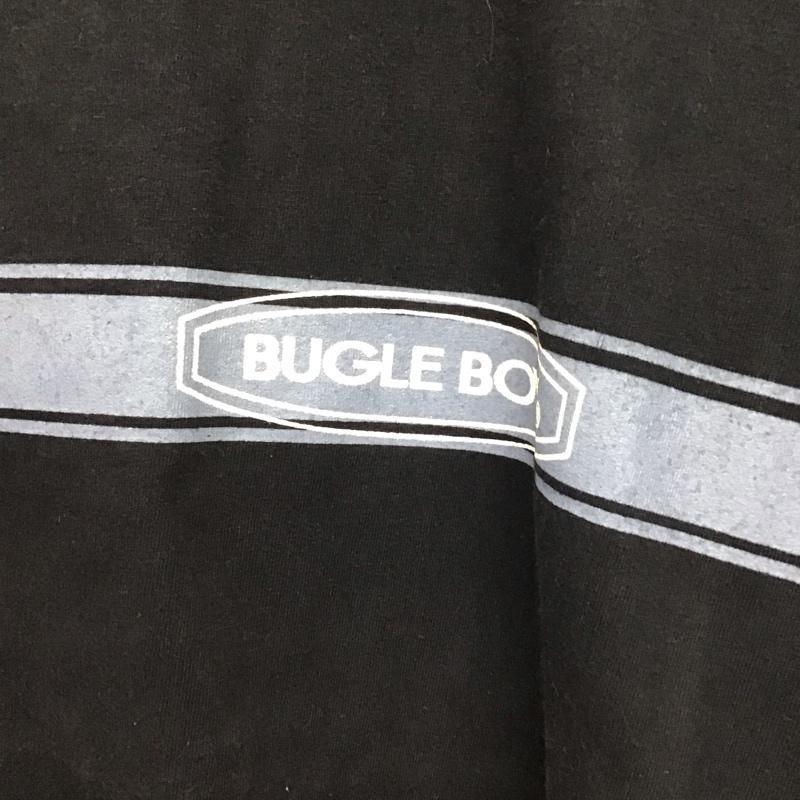 古着 USED Tシャツ 半袖 半袖カットソー プリントTシャツ クルーネックカットソー bugleboy L ロゴ、文字 黒 / ブラック /  メンズ USED 古着 中古 10149940