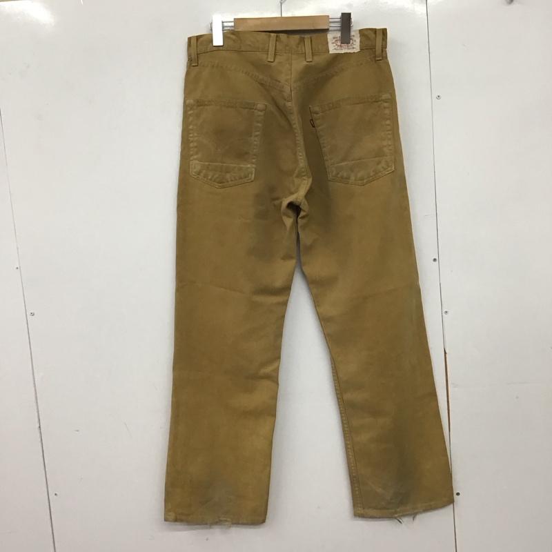 リーバイストラウスアンドコー Levi Strauss & co. パンツ デニム、ジーンズ ワイドパンツ ジーンズ 32インチ ロゴ、文字 ベージュ / ベージュ /  メンズ USED 古着 中古 10149945