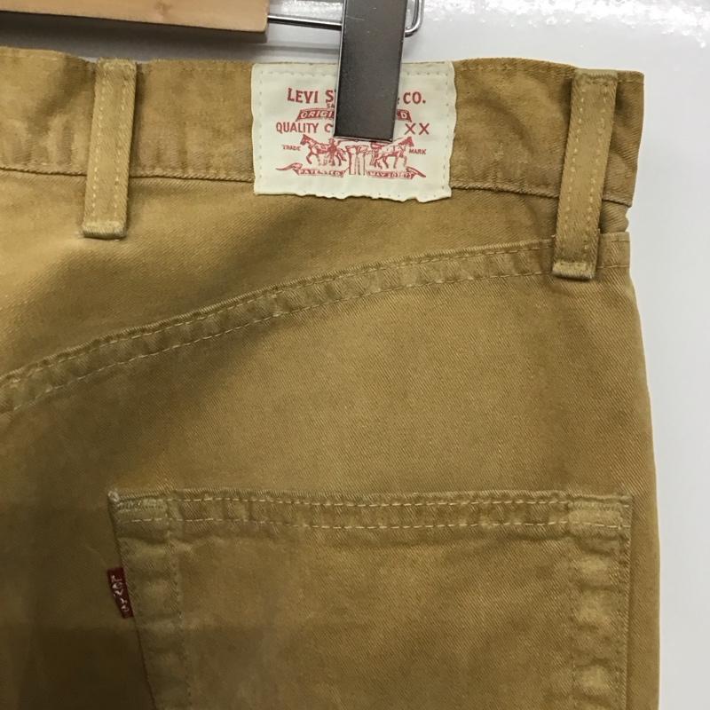 リーバイストラウスアンドコー Levi Strauss & co. パンツ デニム、ジーンズ ワイドパンツ ジーンズ 32インチ ロゴ、文字 ベージュ / ベージュ /  メンズ USED 古着 中古 10149945