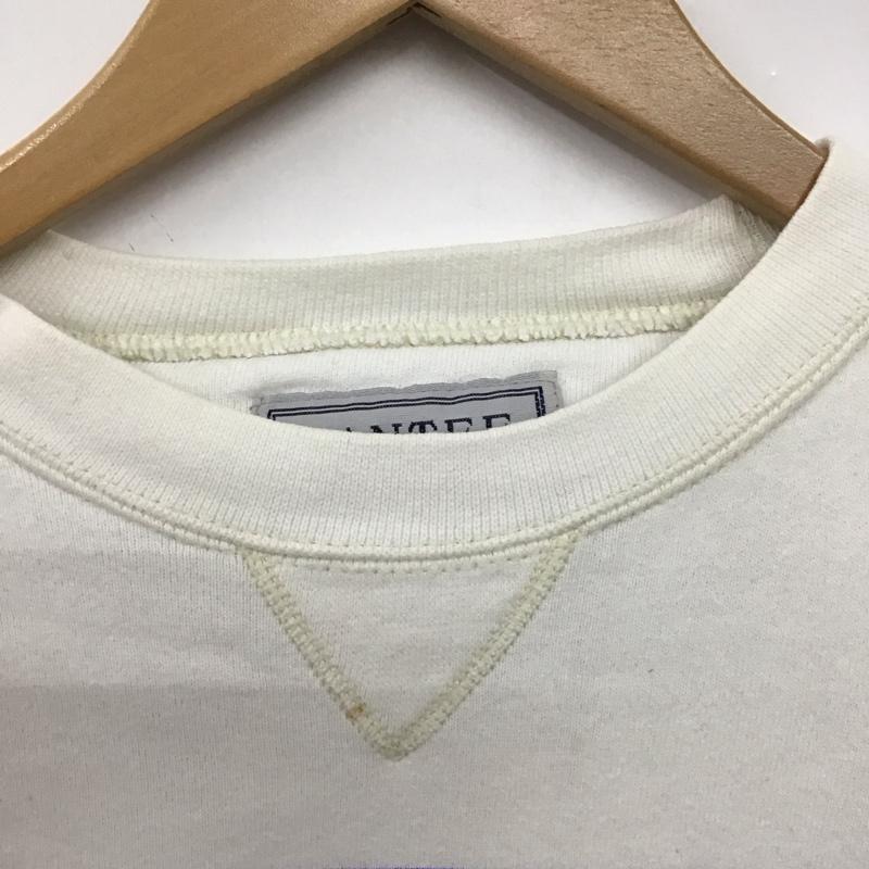 古着 USED トレーナー 長袖 長袖トレーナー スウェット クルーネック プルオーバー santee L プリント アイボリー / アイボリー /  メンズ USED 古着 中古 10149952