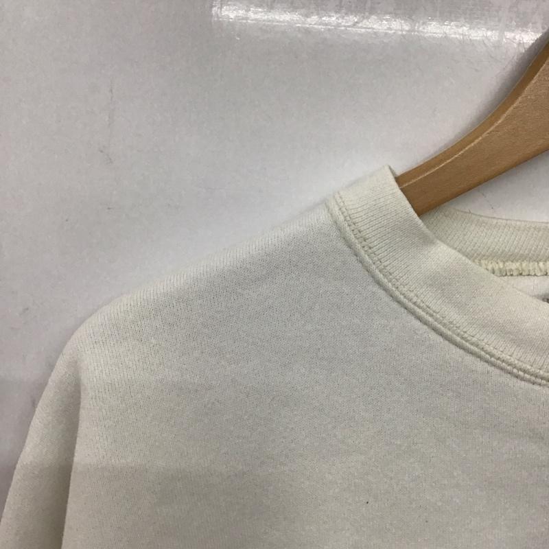 古着 USED トレーナー 長袖 長袖トレーナー スウェット クルーネック プルオーバー santee L プリント アイボリー / アイボリー /  メンズ USED 古着 中古 10149952
