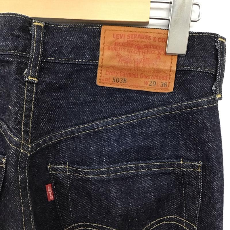 リーバイストラウスアンドコー Levi Strauss & co. パンツ デニム、ジーンズ デニムパンツ スリムパンツ カジュアルパンツ 503B 96年 日本製 29インチ 無地 インディゴ / インディゴ /  メンズ USED 古着 中古 10149953