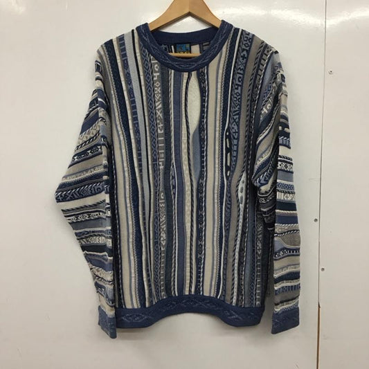 古着 USED ニット、セーター 長袖 長袖ニットカットソー クルーネック セーター 古着 S 総柄 マルチカラー / マルチカラー /  メンズ USED 古着 中古 10149958