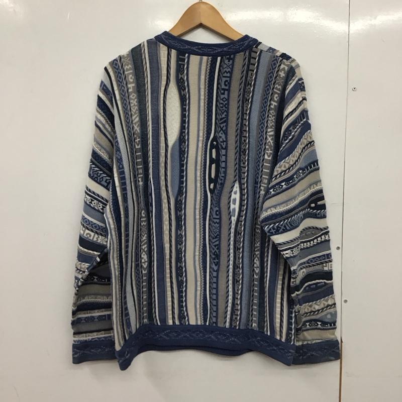 古着 USED ニット、セーター 長袖 長袖ニットカットソー クルーネック セーター 古着 S 総柄 マルチカラー / マルチカラー /  メンズ USED 古着 中古 10149958