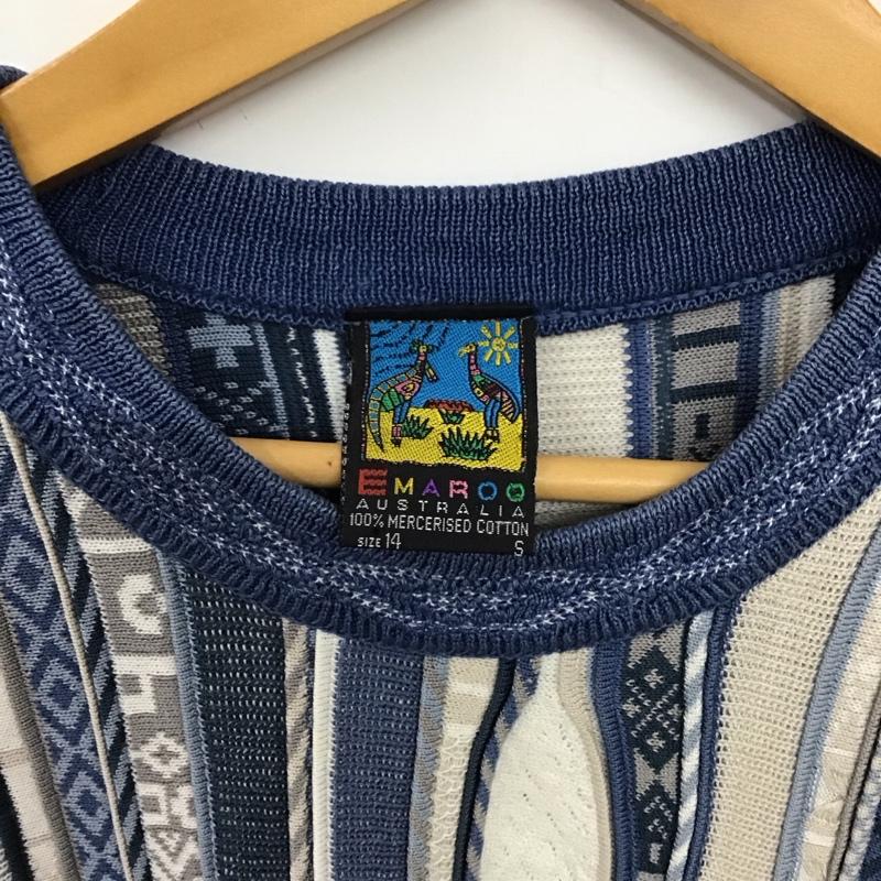 古着 USED ニット、セーター 長袖 長袖ニットカットソー クルーネック セーター 古着 S 総柄 マルチカラー / マルチカラー /  メンズ USED 古着 中古 10149958
