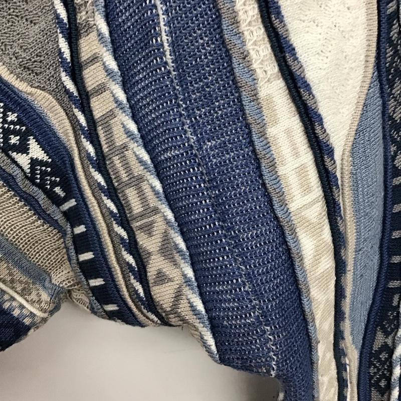 古着 USED ニット、セーター 長袖 長袖ニットカットソー クルーネック セーター 古着 S 総柄 マルチカラー / マルチカラー /  メンズ USED 古着 中古 10149958