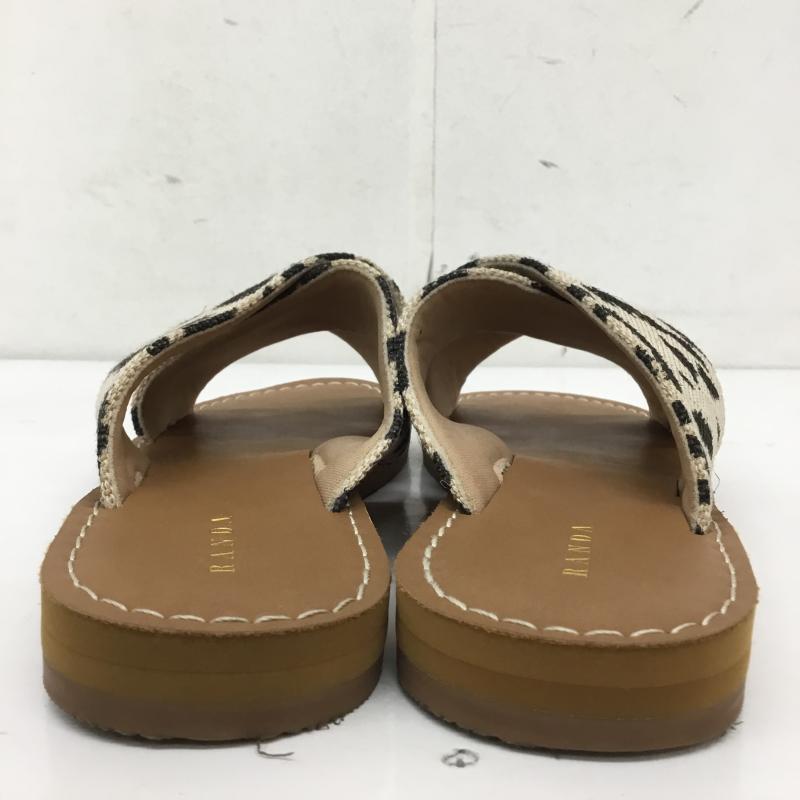 ランダ RANDA サンダル サンダル M ヒョウ柄・レオパード柄 茶 / ブラウン / X ベージュ / ベージュ /  レディース USED 古着 中古 10149960