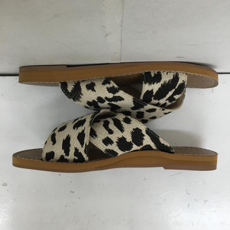 ランダ RANDA サンダル サンダル M ヒョウ柄・レオパード柄 茶 / ブラウン / X ベージュ / ベージュ /  レディース USED 古着 中古 10149960