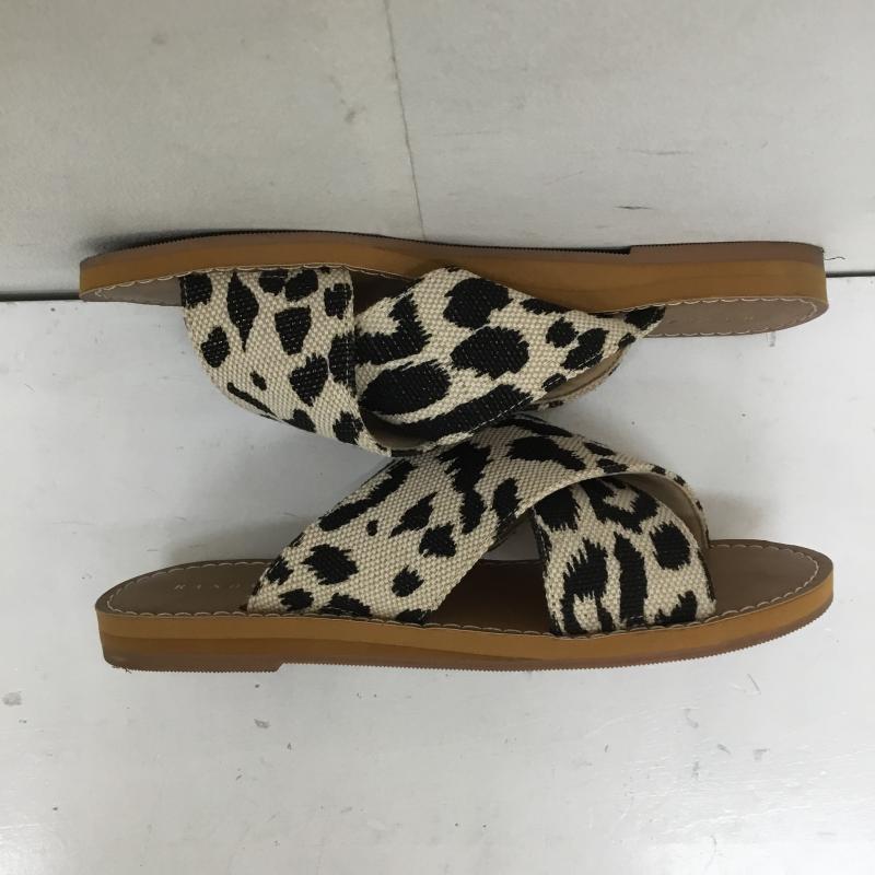 ランダ RANDA サンダル サンダル M ヒョウ柄・レオパード柄 茶 / ブラウン / X ベージュ / ベージュ /  レディース USED 古着 中古 10149960