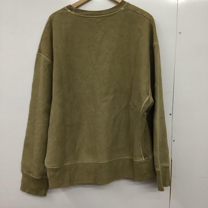 イージーシーズン3 YEEZY SEASON 3 トレーナー 長袖 長袖トレーナー スウェット クルーネック プルオーバー S 無地 カーキ / カーキ /  メンズ USED 古着 中古 10149961