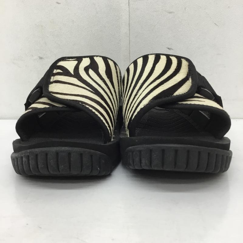 シャカ SHAKA サンダル サンダル X-PACKER COWHAIR 24.0cm ゼブラ柄 黒 / ブラック /  レディース USED 古着 中古 10149965