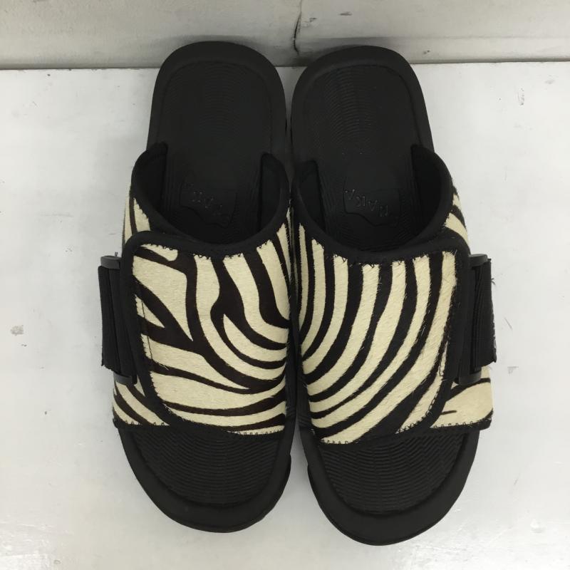シャカ SHAKA サンダル サンダル X-PACKER COWHAIR 24.0cm ゼブラ柄 黒 / ブラック /  レディース USED 古着 中古 10149965