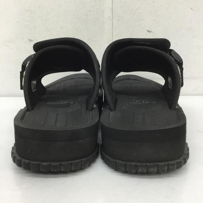 シャカ SHAKA サンダル サンダル X-PACKER COWHAIR 24.0cm ゼブラ柄 黒 / ブラック /  レディース USED 古着 中古 10149965