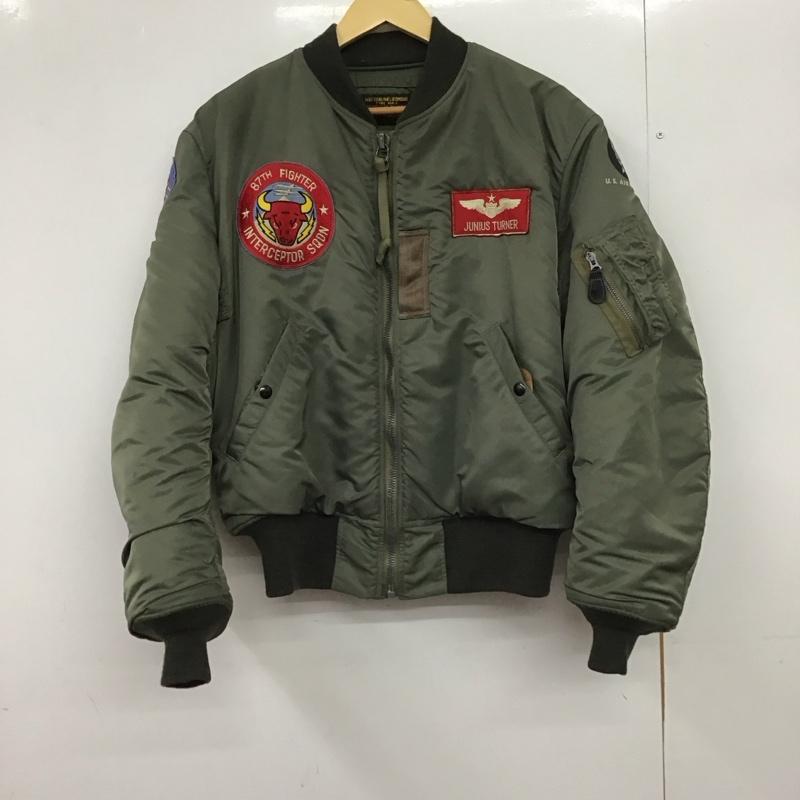 バズリクソンズ Buzz Rickson s ジャケット、上着 ジャンパー、ブルゾン br14708 MA-1パッチ アウター L ロゴ、文字 マルチカラー / マルチカラー /  メンズ USED 古着 中古 10149967