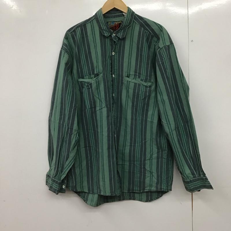 古着 USED シャツ、ブラウス 長袖 長袖シャツ ストライプシャツ カラーシャツ ストライプ マルチカラー / マルチカラー /  メンズ USED 古着 中古 10149970