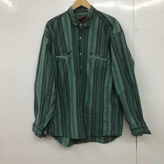 古着 USED シャツ、ブラウス 長袖 長袖シャツ ストライプシャツ カラーシャツ ストライプ マルチカラー / マルチカラー /  メンズ USED 古着 中古 10149970