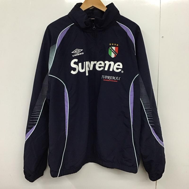 シュプリーム Supreme ジャケット、上着 ジャンパー、ブルゾン 2022SS UMBRO ナイロンジャケットトラックジャケット XL ロゴ、文字 紺 / ネイビー /  メンズ USED 古着 中古 10149972