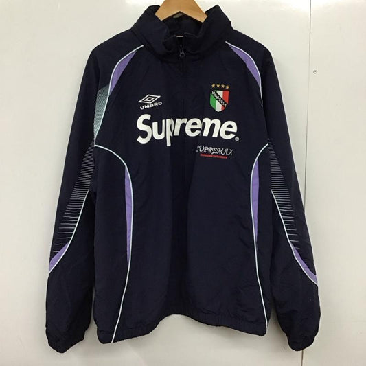 シュプリーム Supreme ジャケット、上着 ジャンパー、ブルゾン 2022SS UMBRO ナイロンジャケットトラックジャケット XL ロゴ、文字 紺 / ネイビー /  メンズ USED 古着 中古 10149972