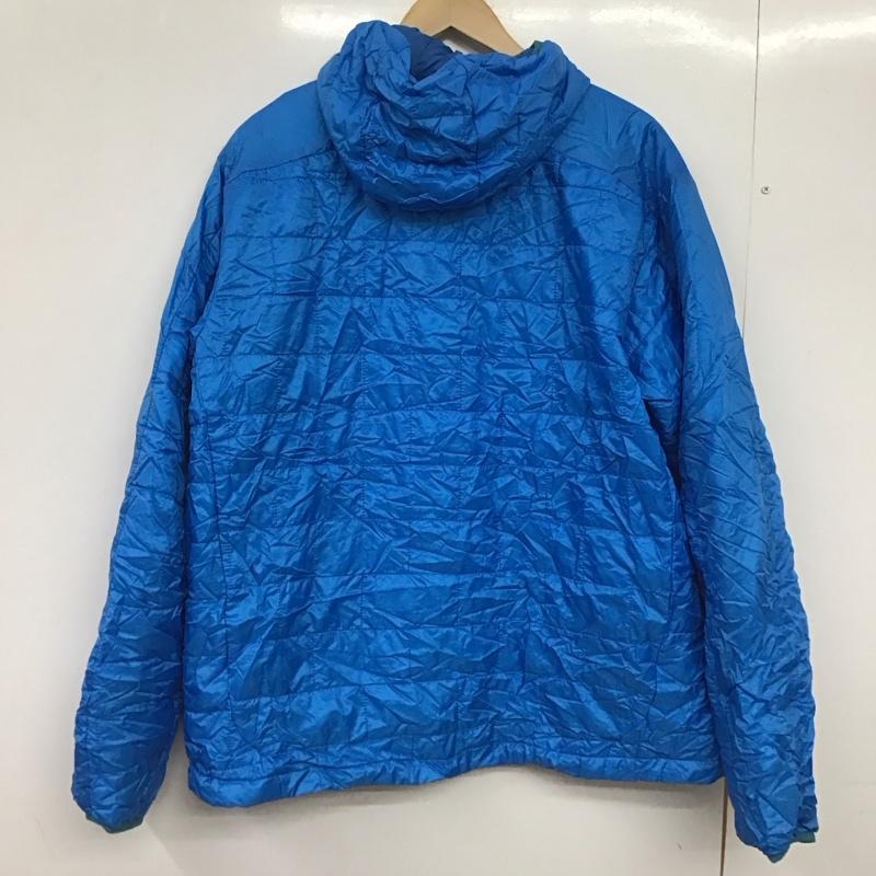 パタゴニア patagonia ジャケット、上着 ジャンパー、ブルゾン 84220fa12 ジップアップジャケット アウター L ロゴ、文字 青 / ブルー /  メンズ USED 古着 中古 10149979