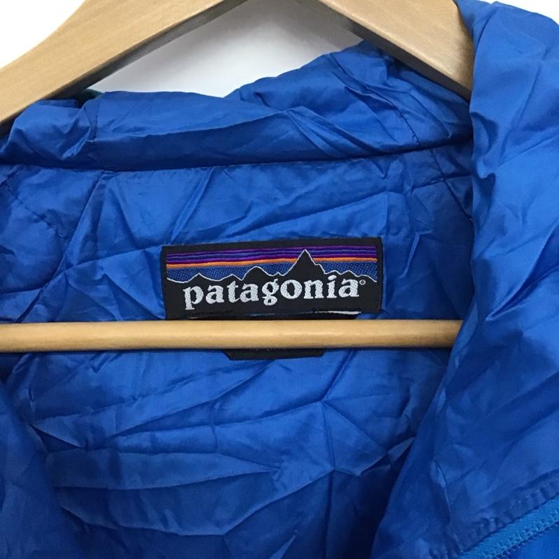 パタゴニア patagonia ジャケット、上着 ジャンパー、ブルゾン 84220fa12 ジップアップジャケット アウター L ロゴ、文字 青 / ブルー /  メンズ USED 古着 中古 10149979